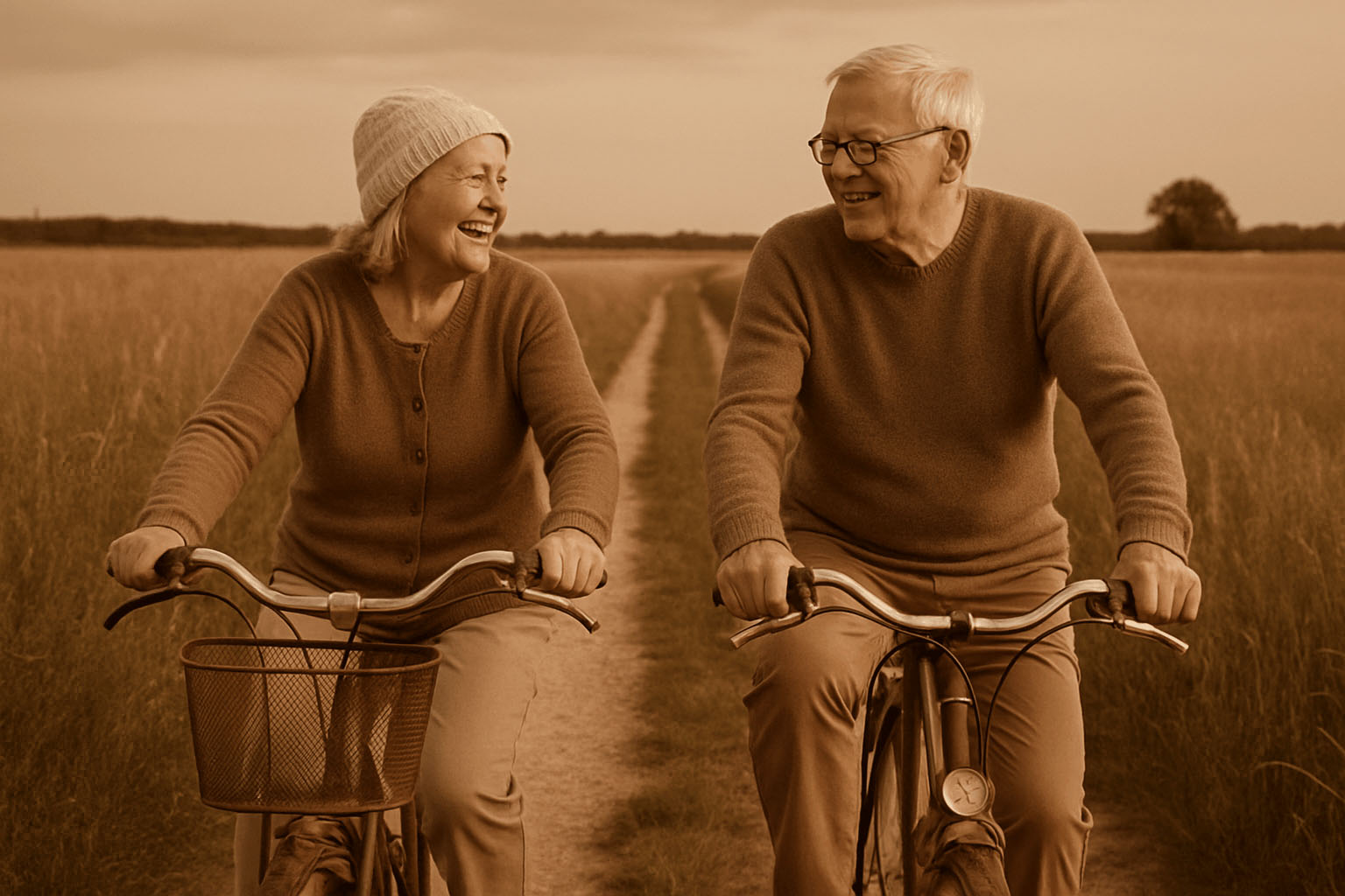 Radfahren in der Natur